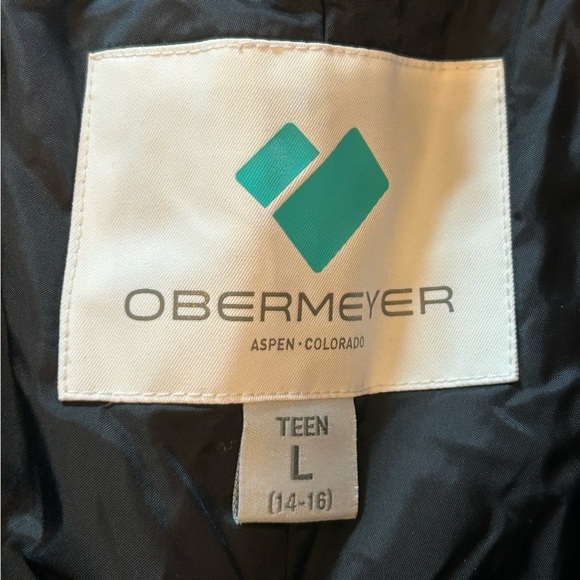 Obermeyer Teen Young Adult Ski Pants Sleek Slim Fit Design Black Bottoms 14/16 - Picture 7 of 13